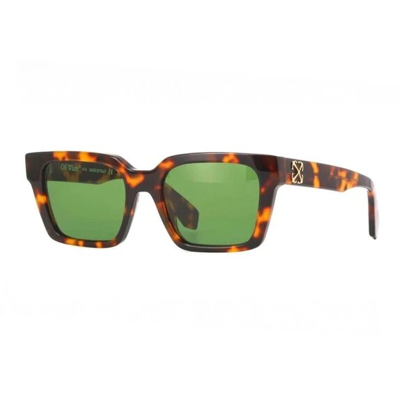 NEW OFF-WHITE SUNGLASSES HAVANA MEN EYEWEAR OFF-WHITE OERI111 BRANSON 6055